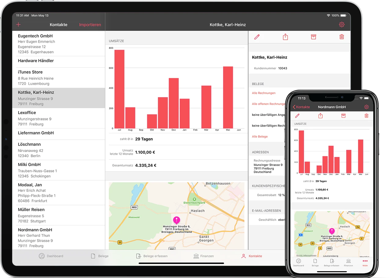 Lexware Office ist flexibel und einfach zu bedienen, egal ob im Office oder mobil.